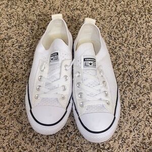 Converse Chuck Taylor All Star Shoreline Knit White Slip-On Sneakers